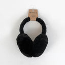 FAUX FUR EARMUFFS BLACK