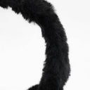 FAUX FUR EARMUFFS BLACK