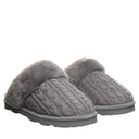 RUMIE CABLE KNIT CHARCOAL