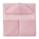 COZY HOODED THROW BLUSH