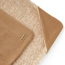 COZY HOODED THROW TAUPE