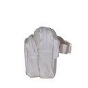 SQUARE DOUBLE ZIP WAIST BAG/SLING IVORY
