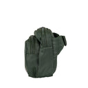 SQUARE DOUBLE ZIP WAIST BAG/SLING OLIVE